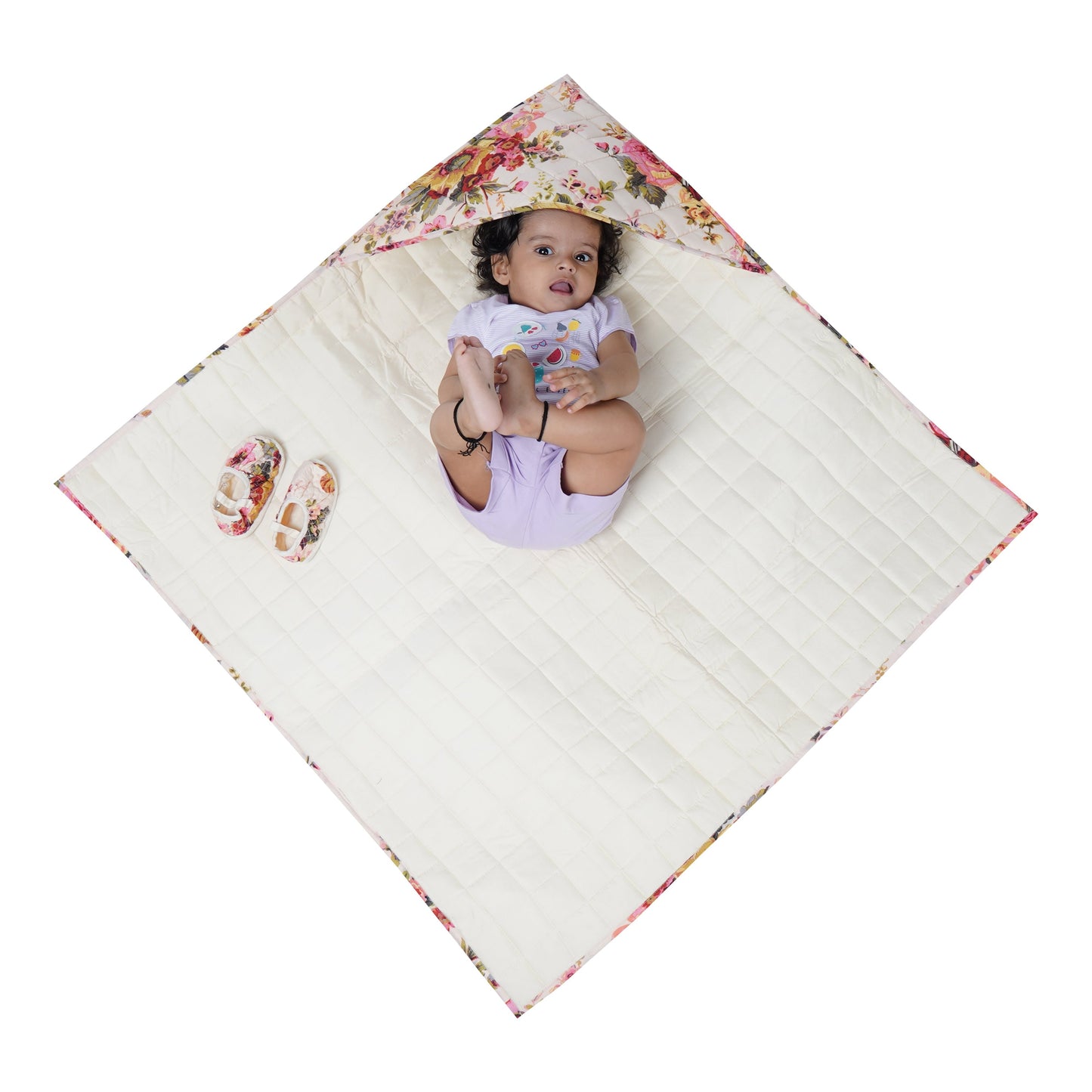 Flower Printed Swaddle