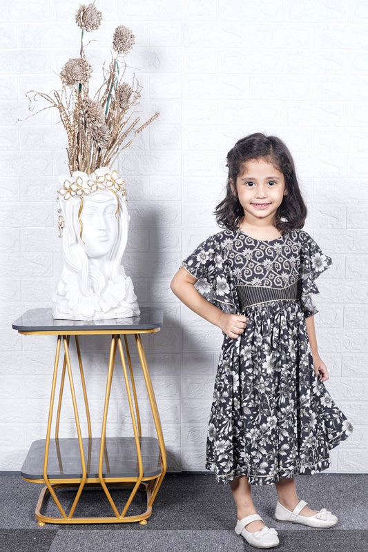 Black Printed Kurti