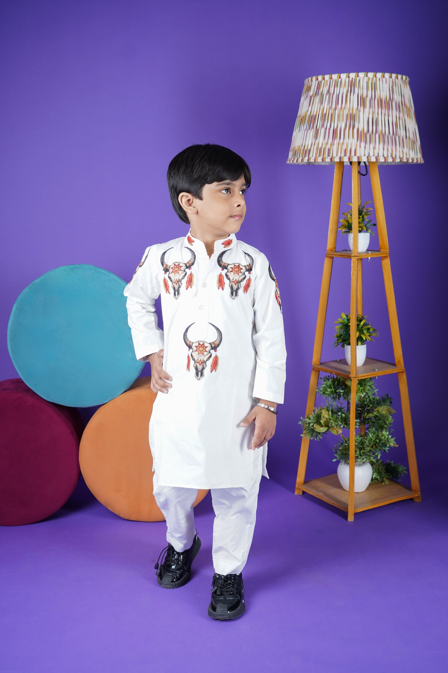 Bull printed Kurta Pant