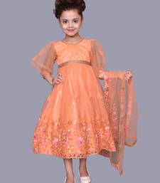 Peach Anarkali