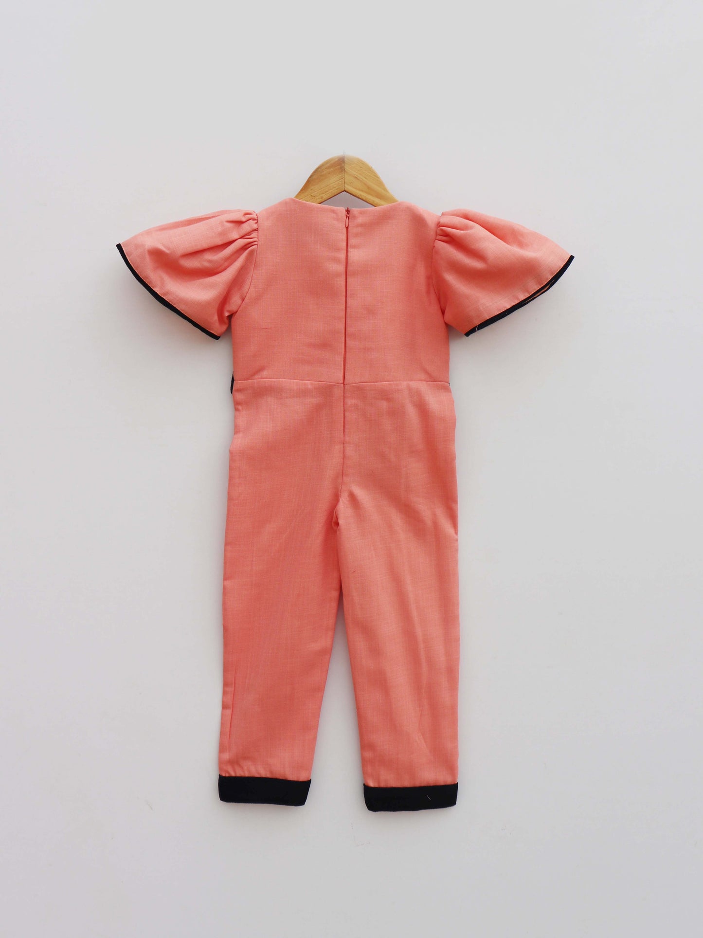 Peach Linen Jumpsuit