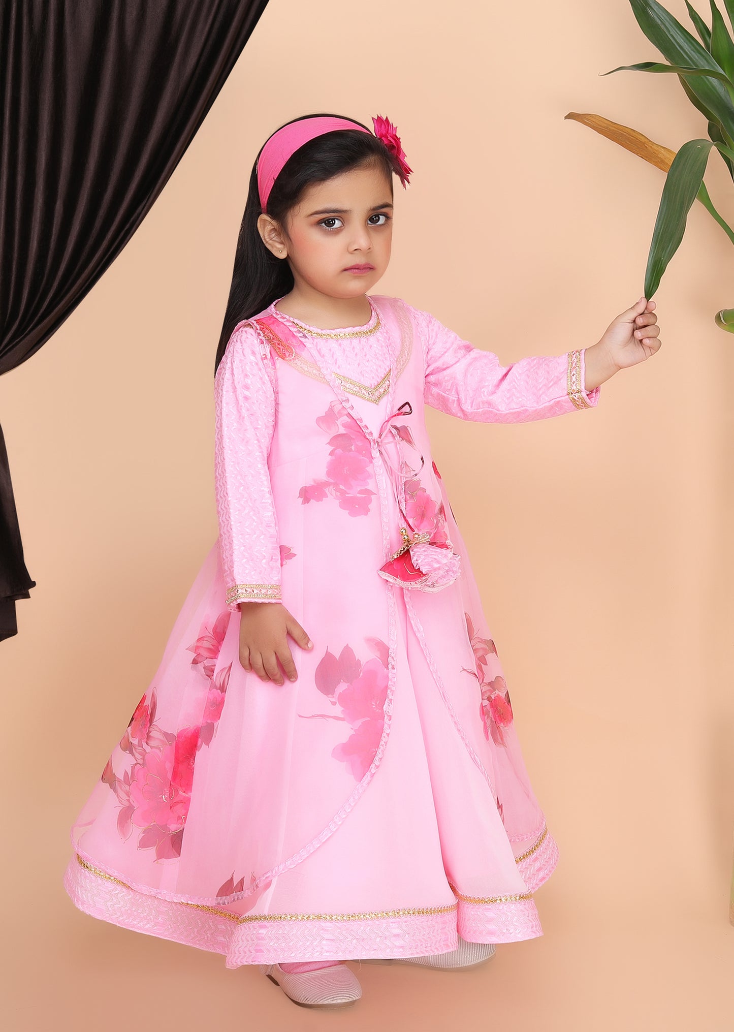 Pink Anarkali