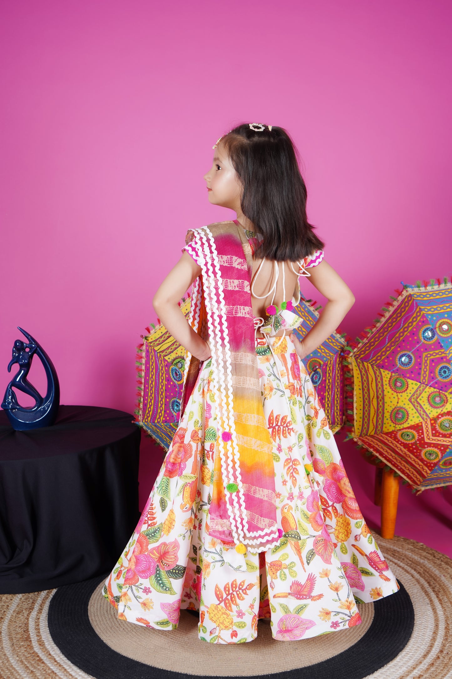 Flower Printed Lengha Choli