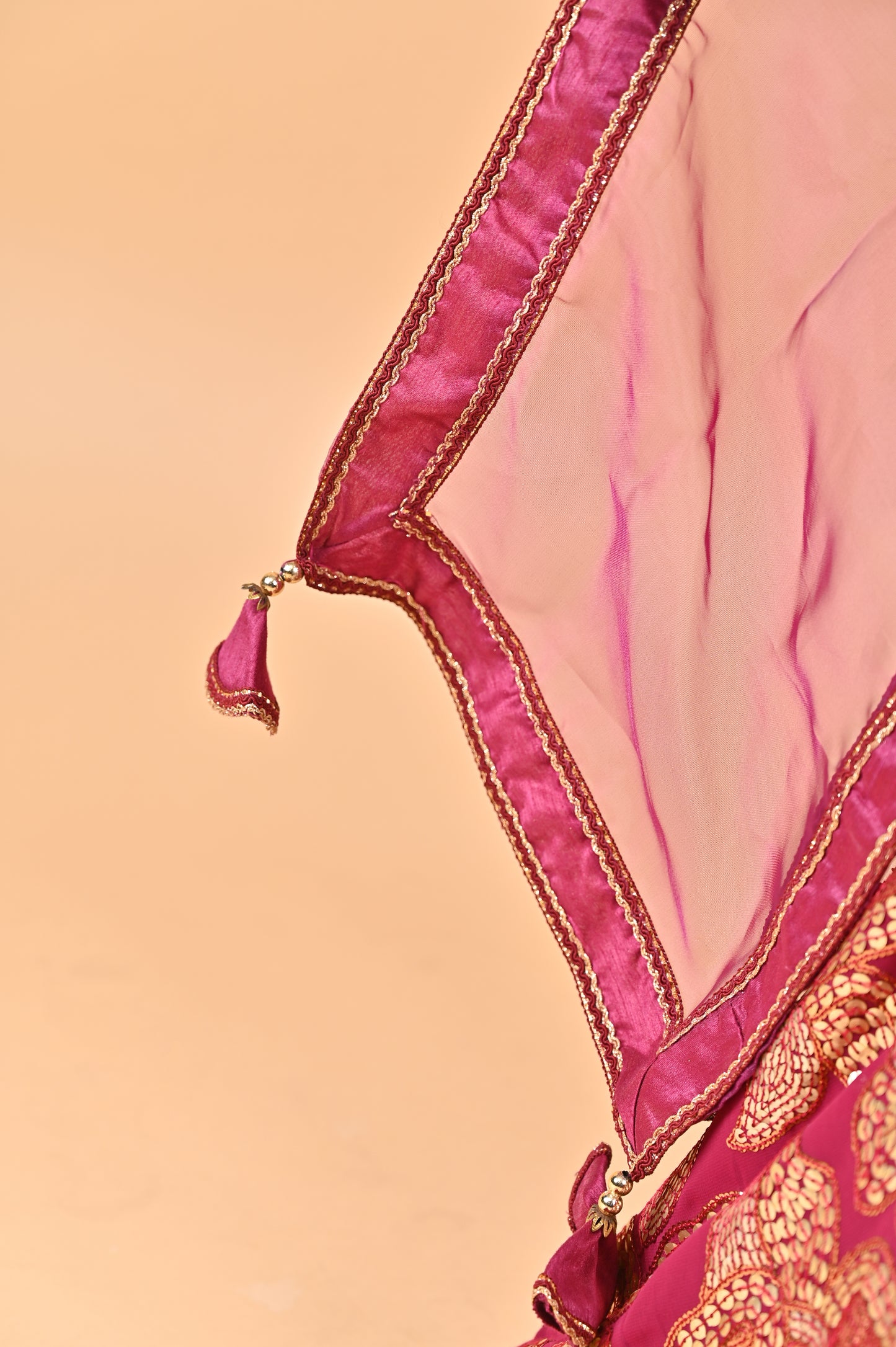 Wine Embroidery Lehenga With Choli