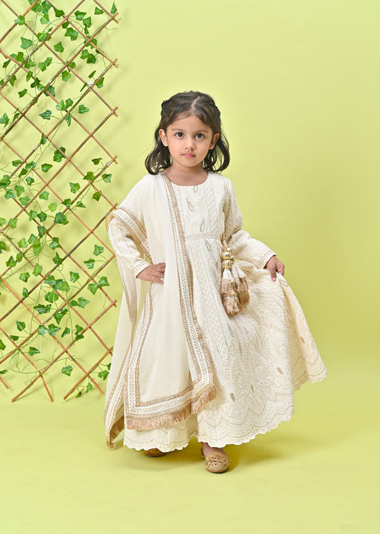 Off White Anarkali