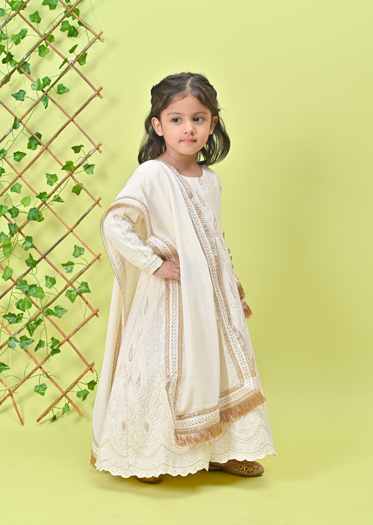 Off White Anarkali