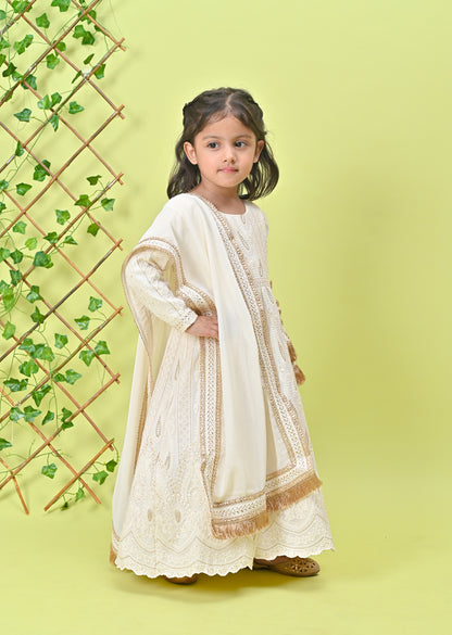 Off White Anarkali