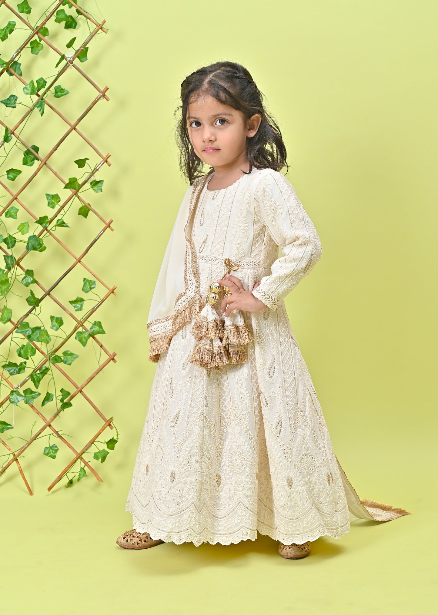 Off White Anarkali