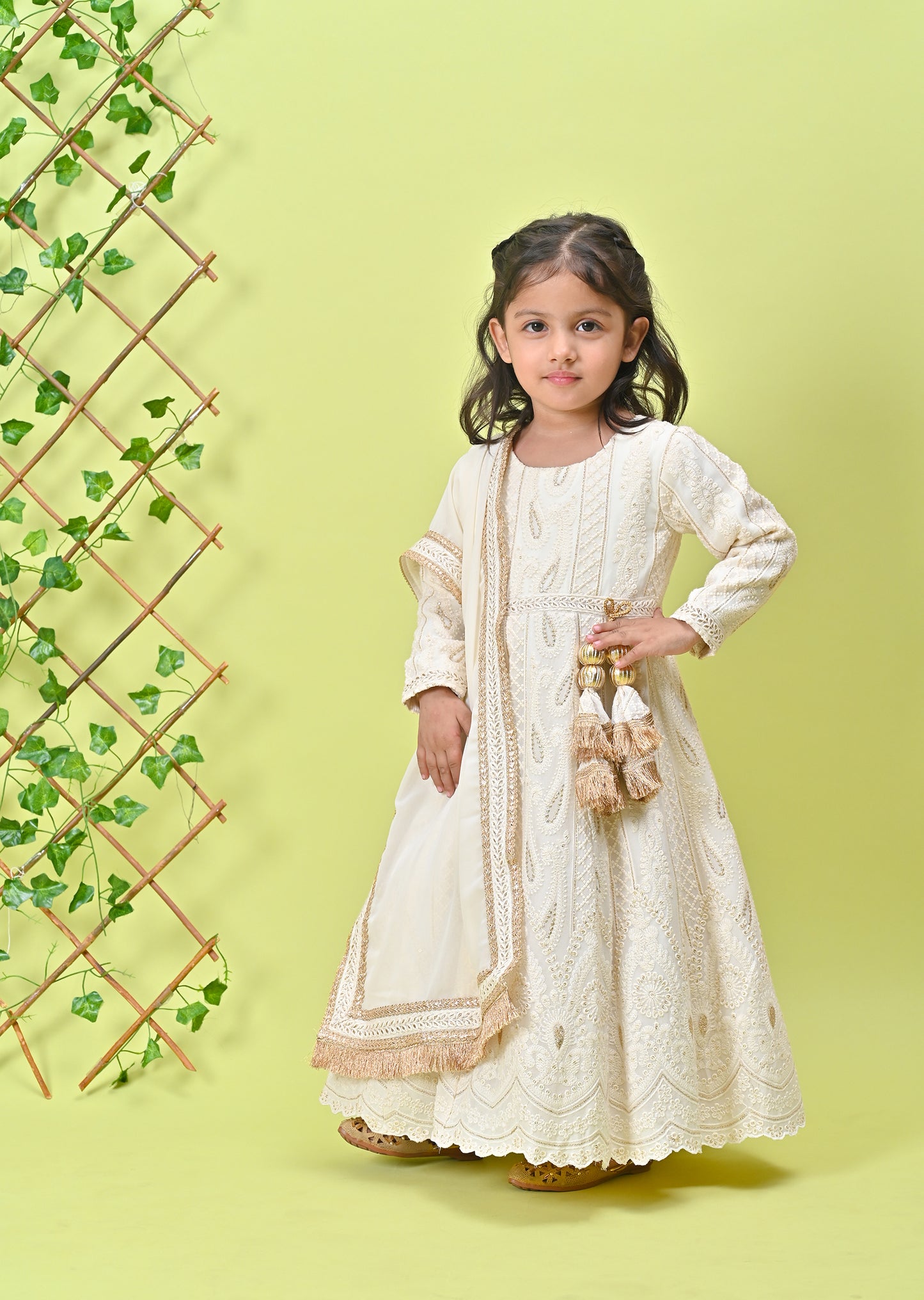 Off White Anarkali