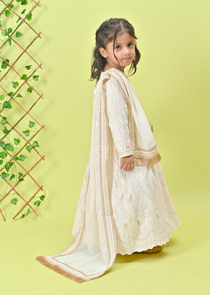 Off White Anarkali