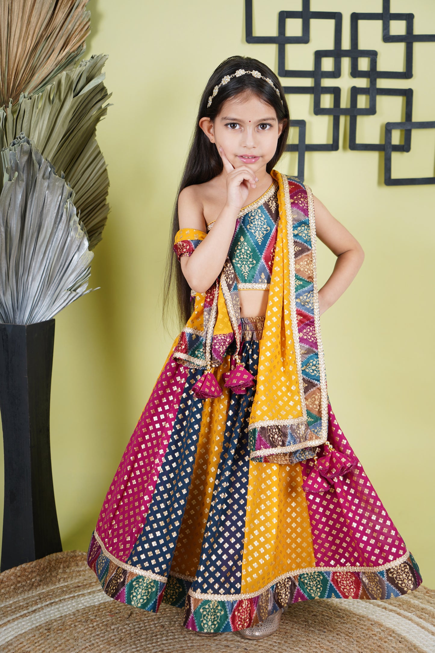 Multicolour Lehnga Choli