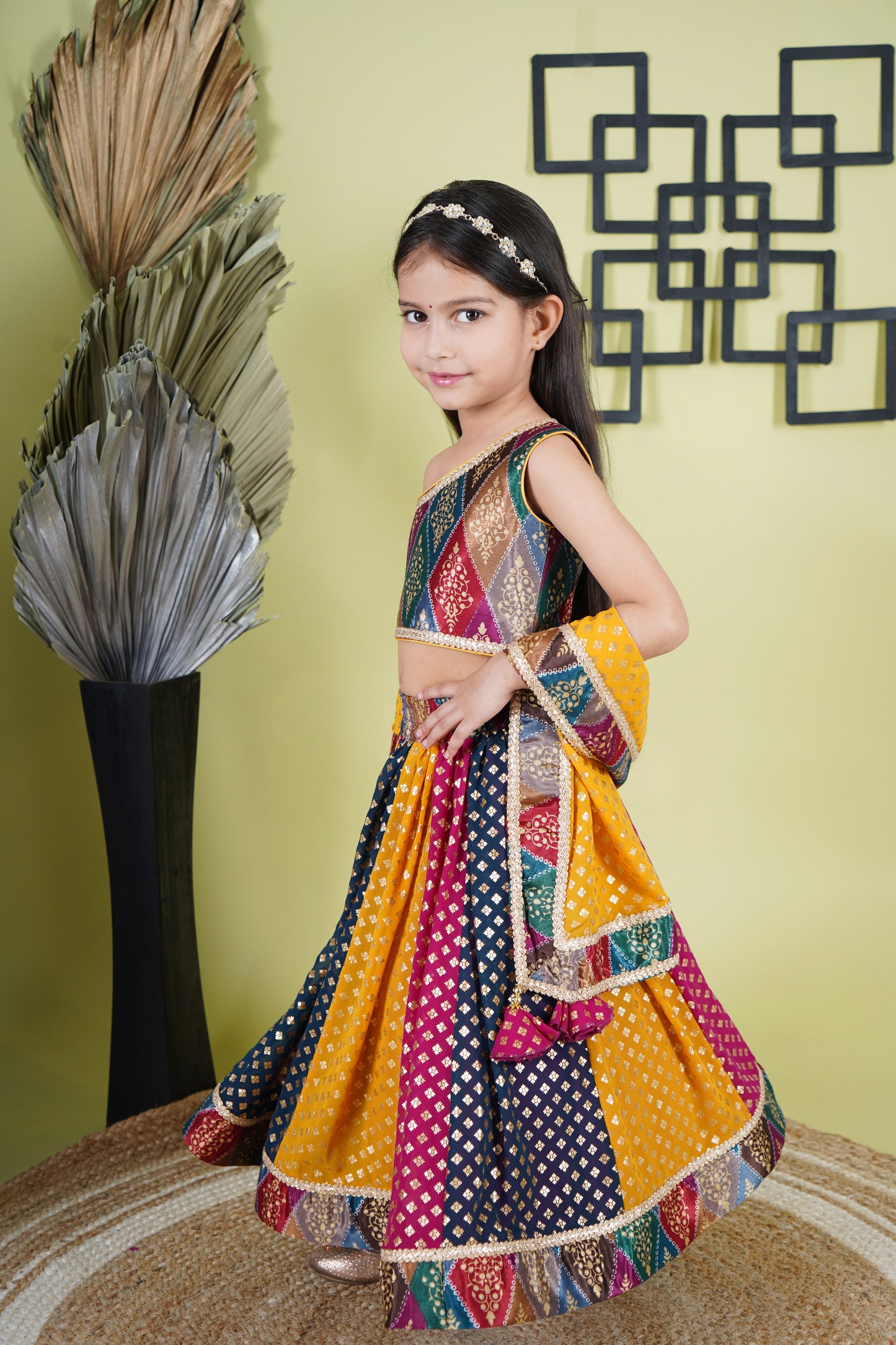 Multicolour Lehnga Choli